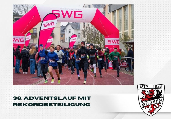 38. Adventslauf mit Rekordbeteiligung